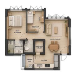 Blk 470B Hougang Parkview (Hougang), HDB 3 Rooms #579555721